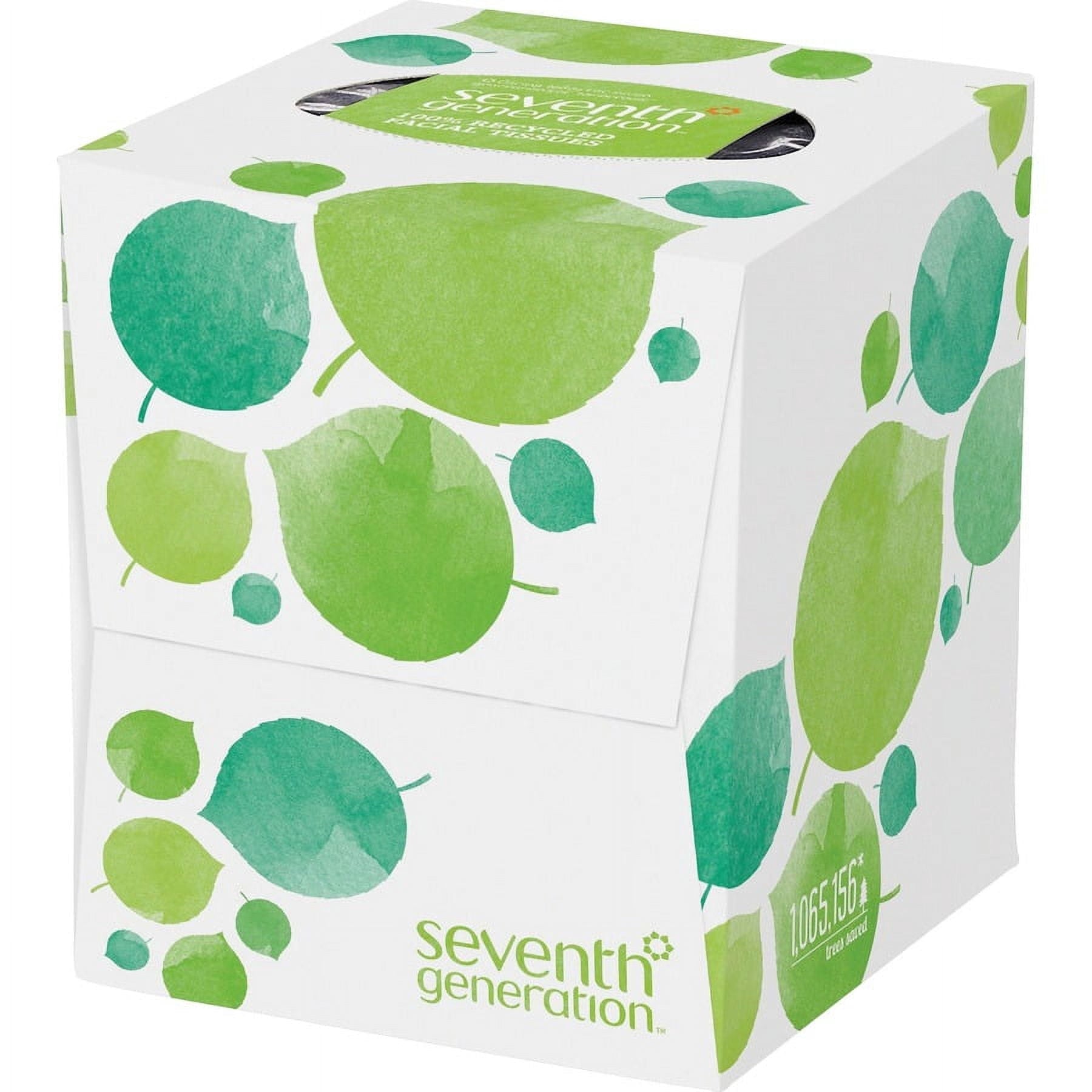 Seventh Generation 100% Recycled Facial Tissues - 2 Ply - White - Paper - Hypoallergenic - Non-chlorine Bleached, Dye-free, Fragrance-free - 85 Per Box - 1 / Box - Bundle of 5 Boxes