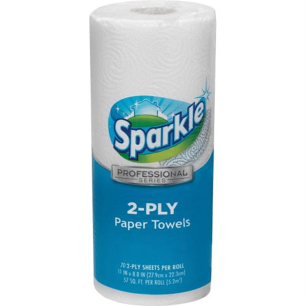 Sparkle Ps Sparkle Premium Roll Towels 2 Ply 70 Sheets/Roll White Absorbent - Perforated 30/Carton