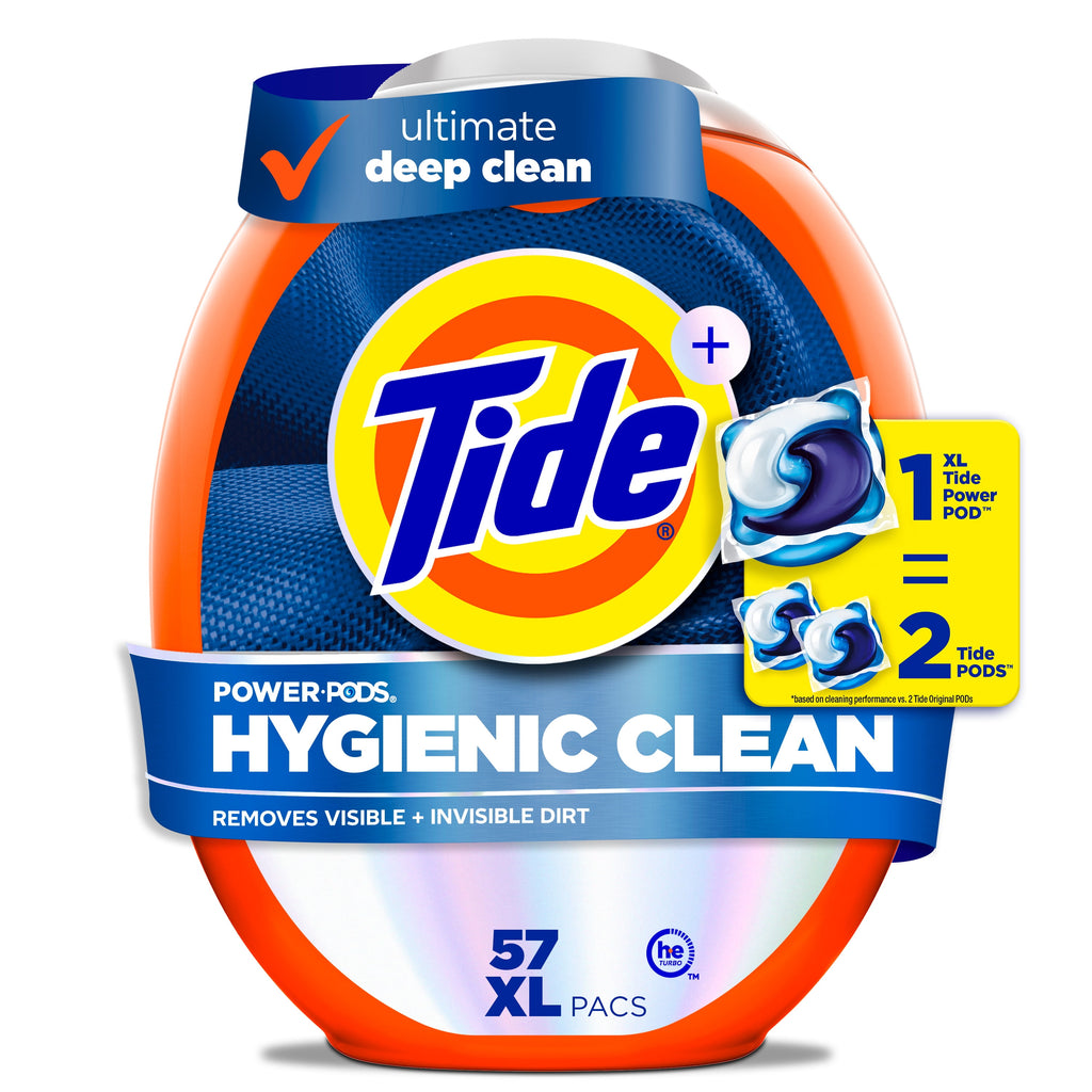 Tide Hygienic Clean Power PODS Laundry Detergent Pacs - Original Scent, 57 Count