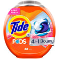 Tide PODS Laundry Detergent Pacs with a Touch of Downy Freshness - 3X Cleaning Power, 32 Count