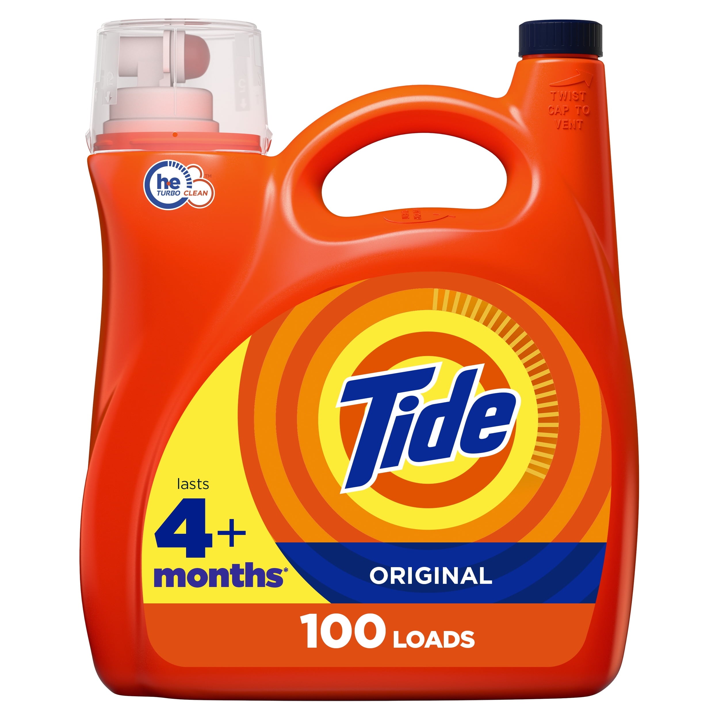 Tide Liquid Laundry Detergent - Original, 100 Loads, 146 fl oz, HE Compatible
