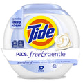 Tide PODS Laundry Detergent Soap Pacs - Free and Gentle, Hypoallergenic, Unscented, 57 Count