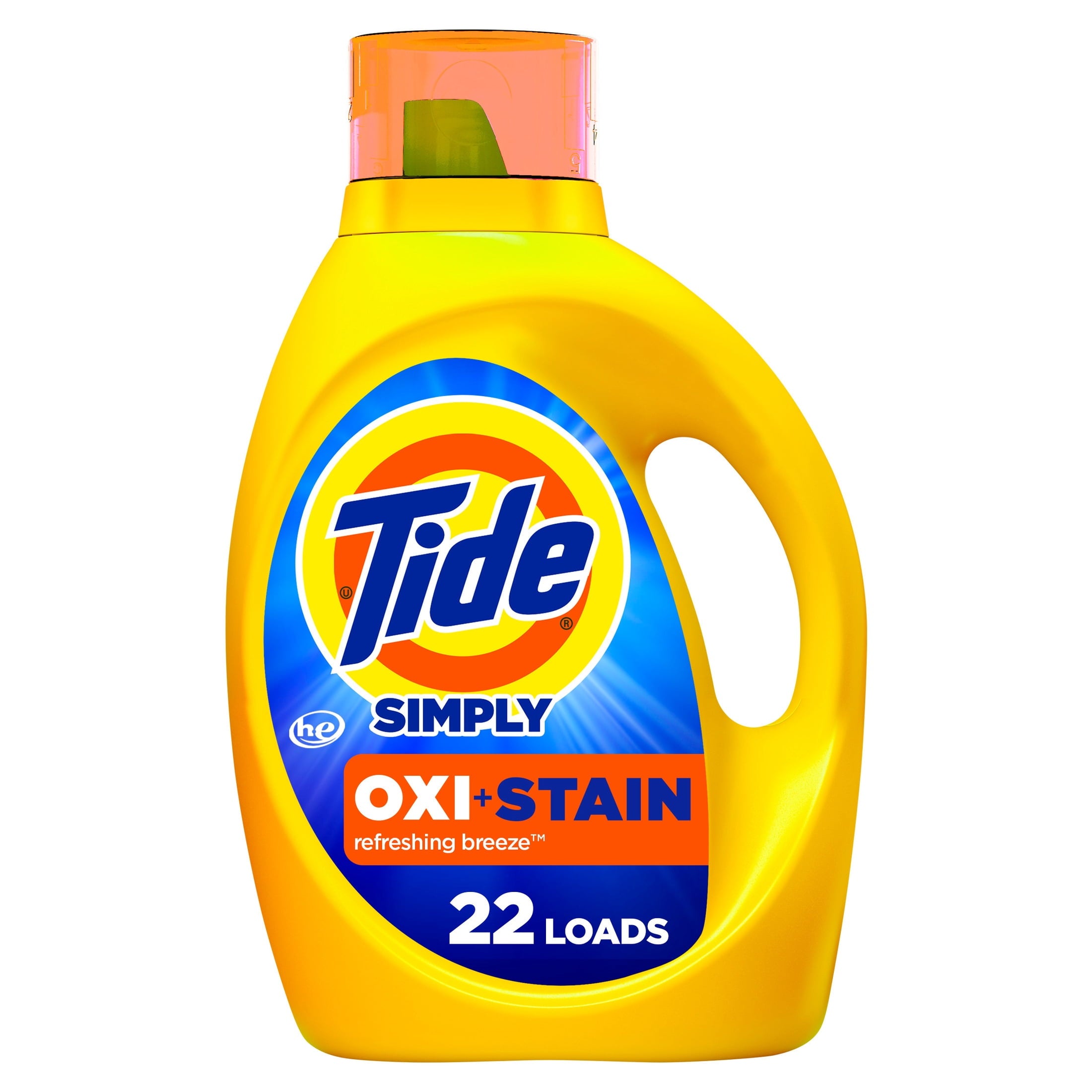 Tide Simply Oxi Boost + Ultra Stain Release - Refreshing Breeze, 22 Loads, 31 fl oz