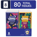 Kleenex On-The-Go Facial Tissues - 8 On-The-Go Packs, 10 Tissues per Pack, 3-Ply - 9-Pack