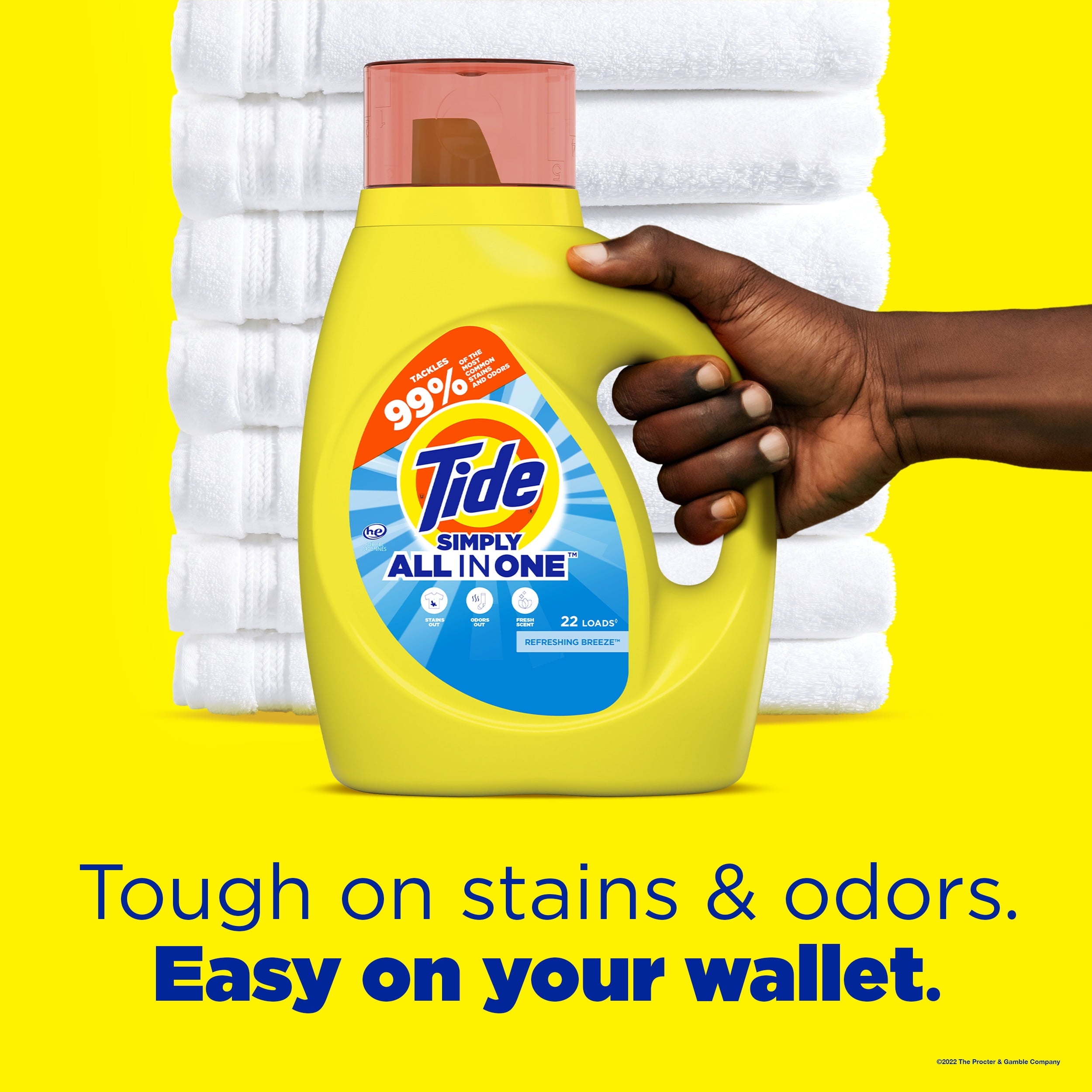 Tide Simply Clean & Fresh Liquid Laundry Detergent - Refreshing Breeze, 6 Loads, 10 fl oz
