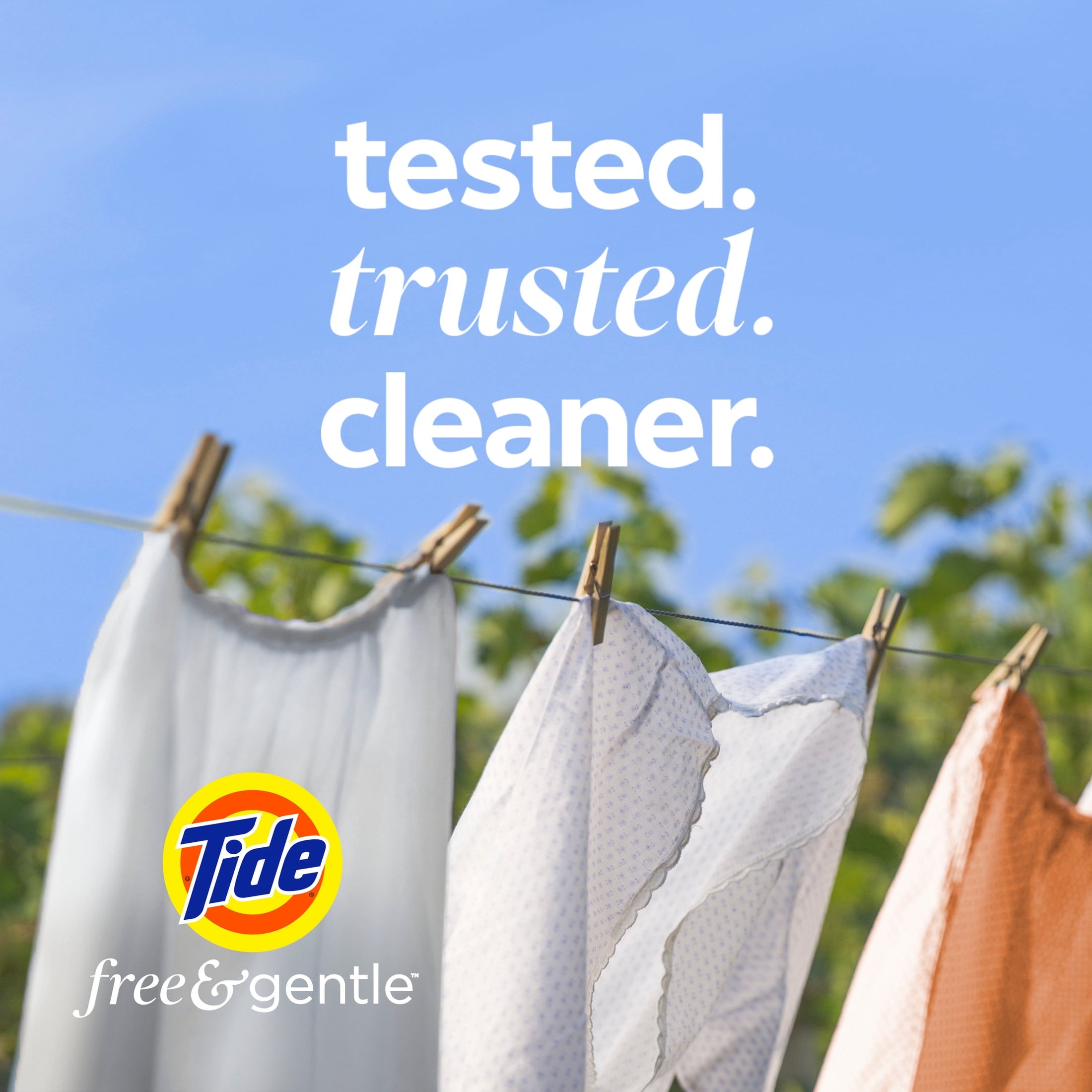 Tide PODS Free & Gentle laundry detergent - 102 Count, Trusted, gentle laundry detergent pods, 100% free of irritating residues: no added dyes and perfumes