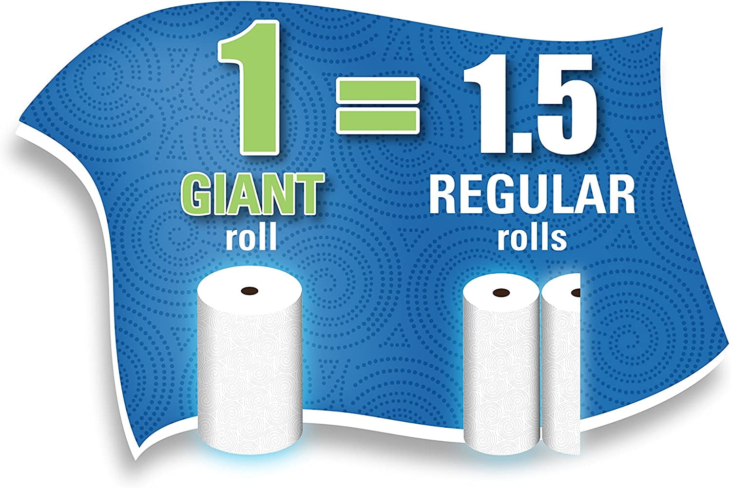 Paper Towels - 24 Giant Rolls, Pick-A-Size, White