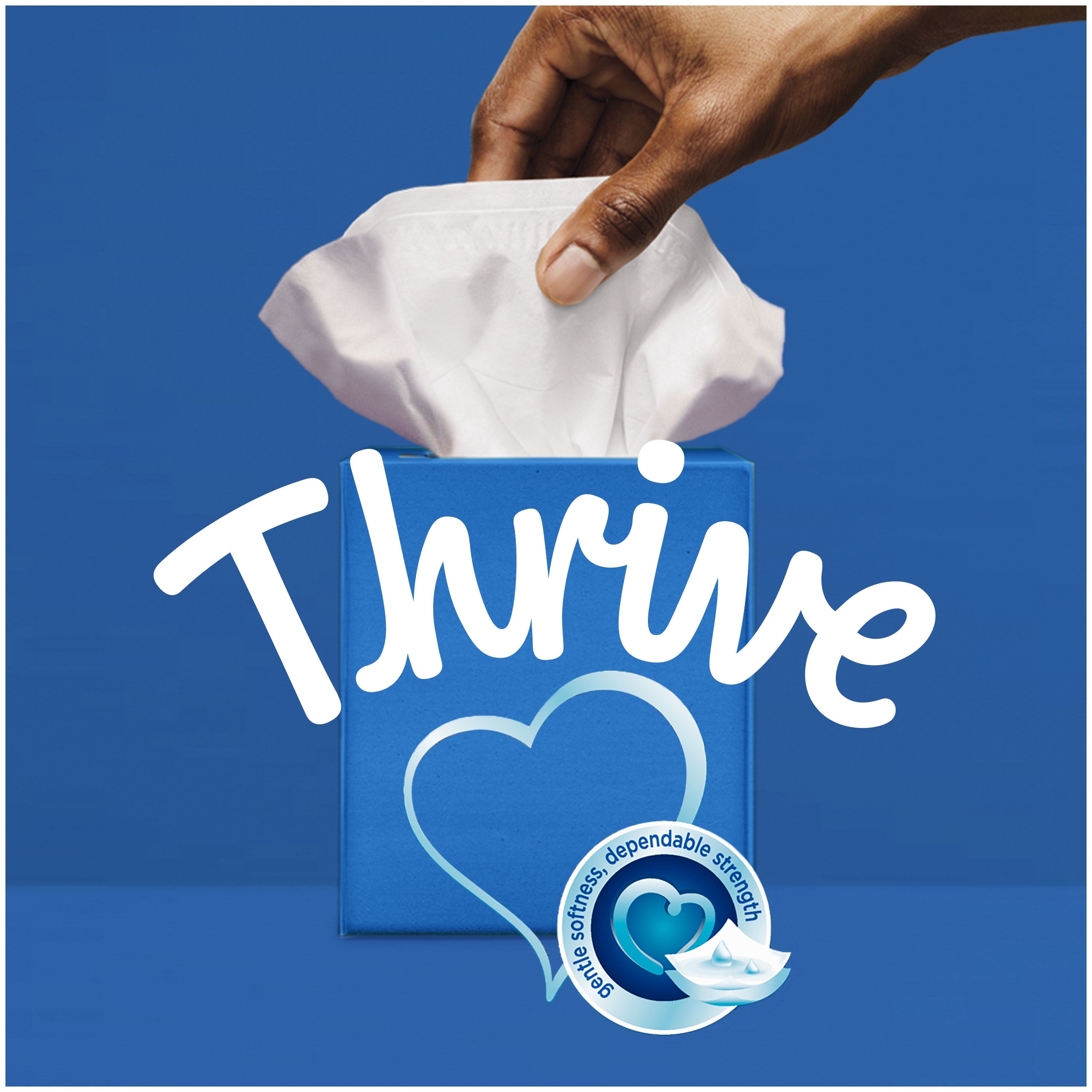 Kleenex Trusted Care Everyday Facial Tissues - Flat Box, 190 Tissues per Box, 4 Pack (760 Tissues Total)