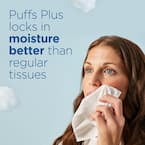 Plus Lotion 2-Ply Facial Tissue Cube Box (56-Sheets Per Box - 4 CNT)
