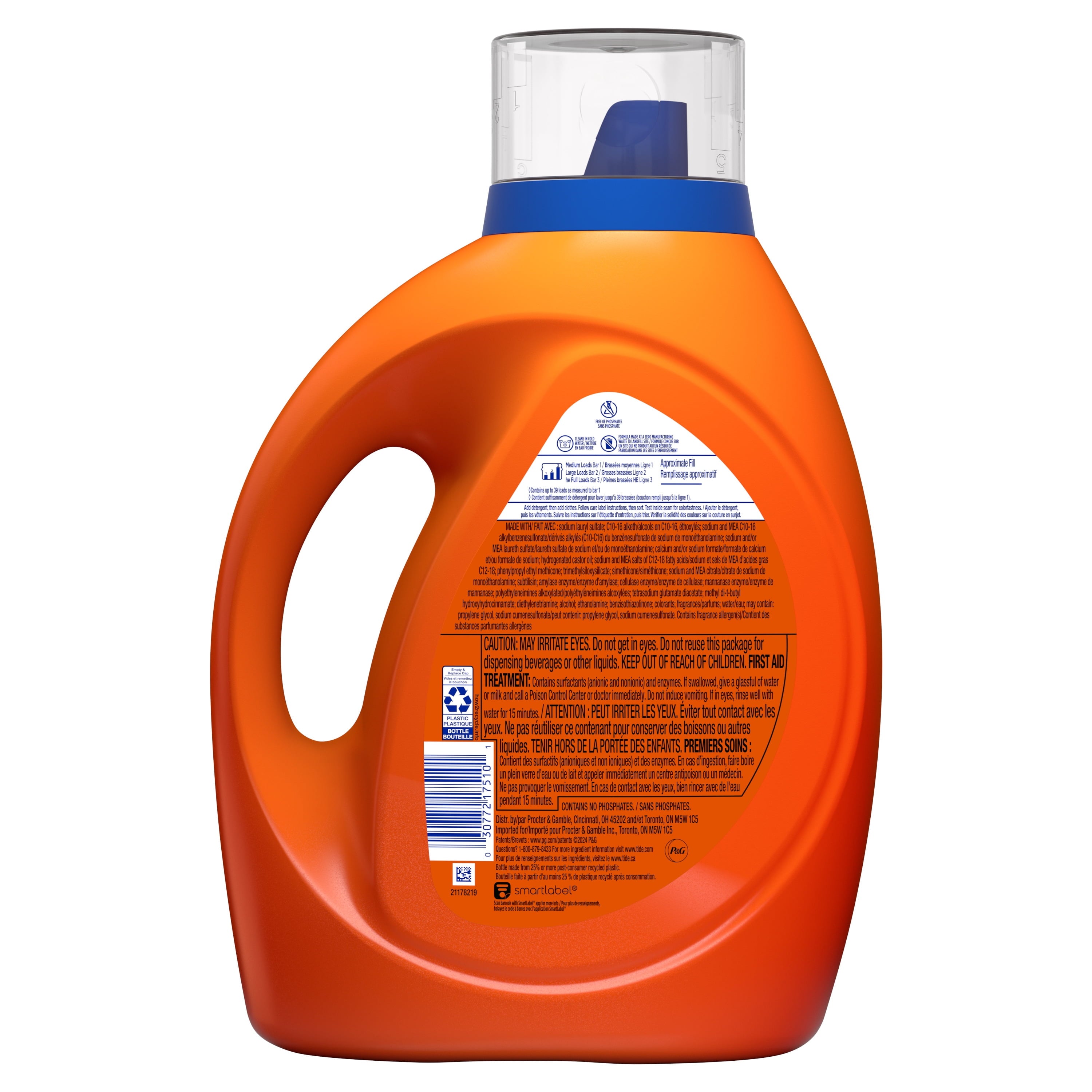 Tide Ultra Sport Liquid Laundry Detergent - Advanced Sweat and Stain Fighter, 55 fl oz, 39 Loads