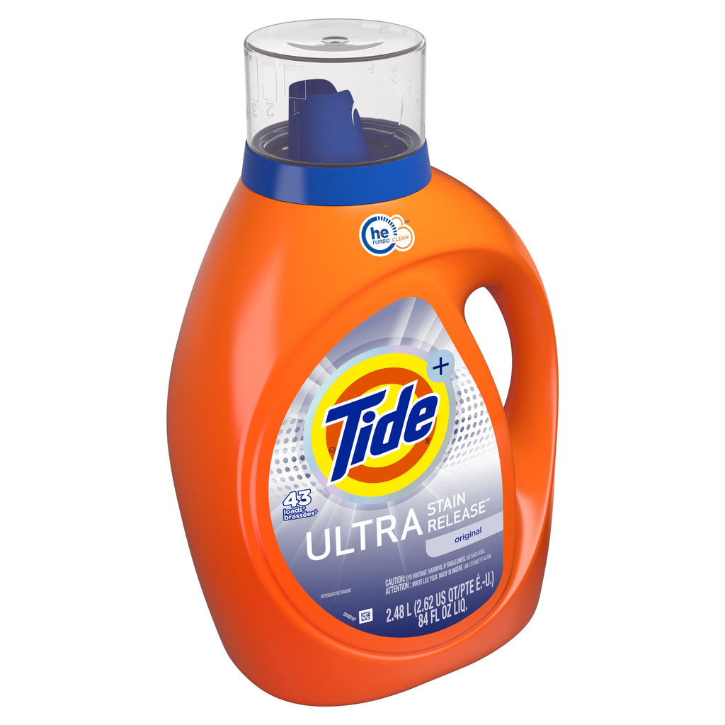 Tide Ultra Stain Release Liquid Laundry Detergent - Original Scent, 84 fl oz, 43 Loads
