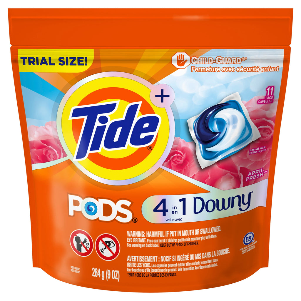 Tide PODS Laundry Detergent Pacs with a Touch of Downy Freshness - 3X Cleaning Power, 11 Count