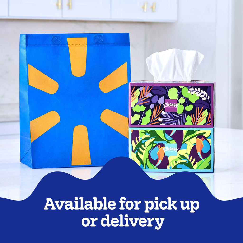 Kleenex Ultra Soft 3-Ply Flat Box Facial Tissues - 4 Pack (480 Total Tissues)