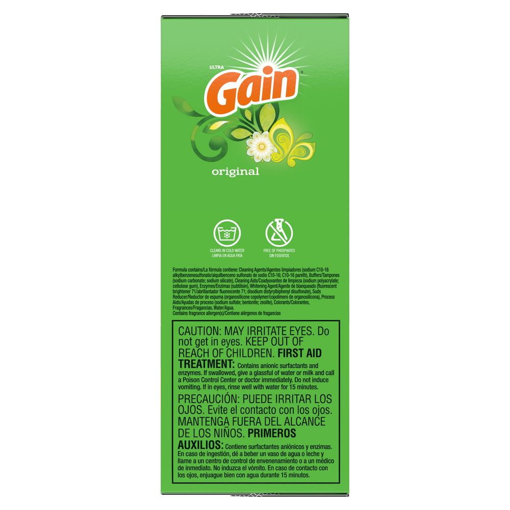 Gain Aroma Boost HE Powder Laundry Detergent - 89 Loads - Original 91 oz