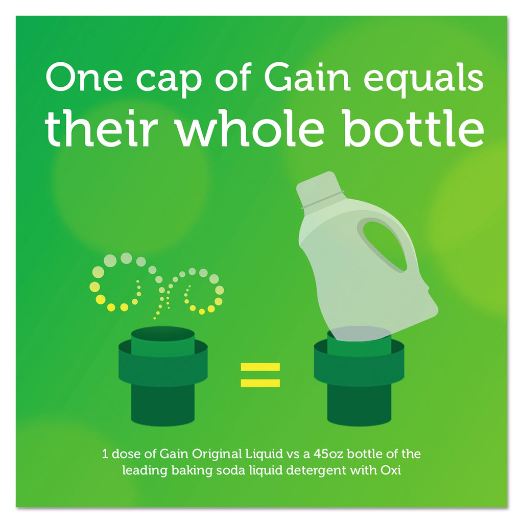 Gain Liquid Laundry Detergent - Original Fresh, 25oz Bottle