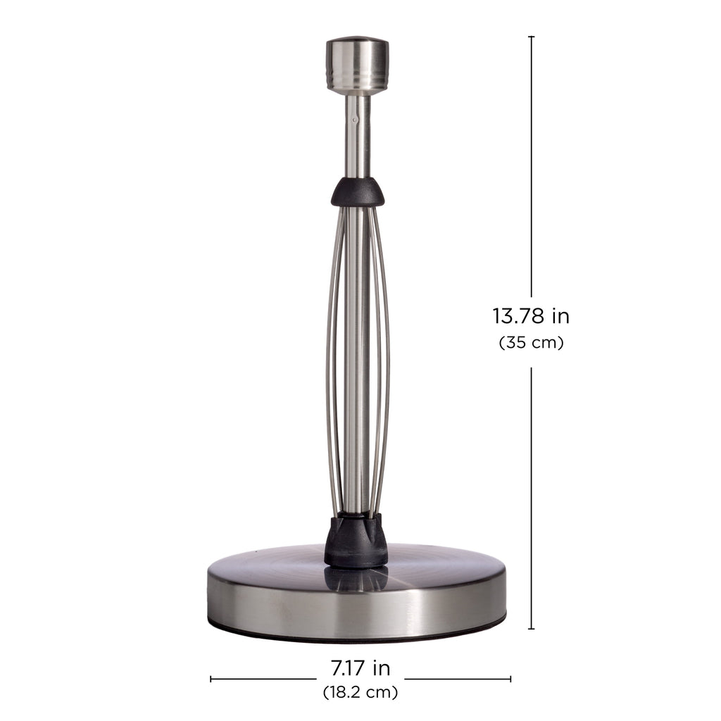 Kamenstein Brushed Stainless Steel Perfect Tear Paper Towel Holder 7.17” x 13.78”