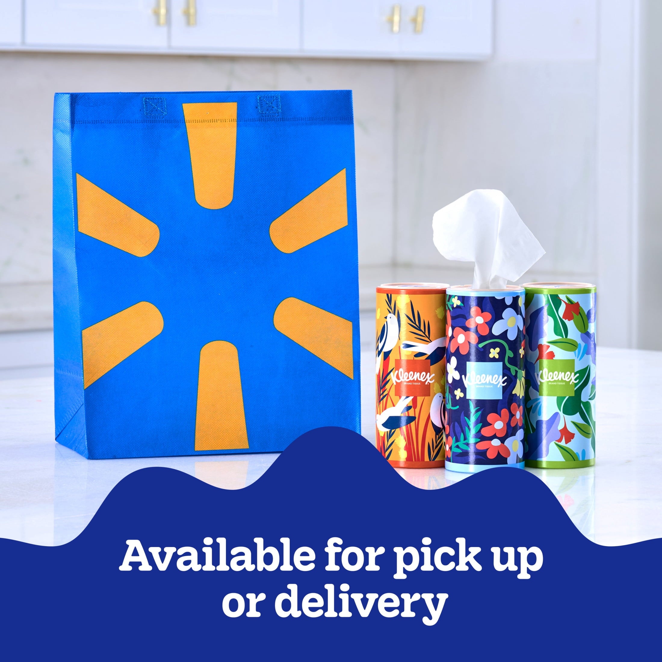 Kleenex Perfect Fit Facial Tissues - 2 Canister Boxes, 50 Tissues per Box, 2-Ply