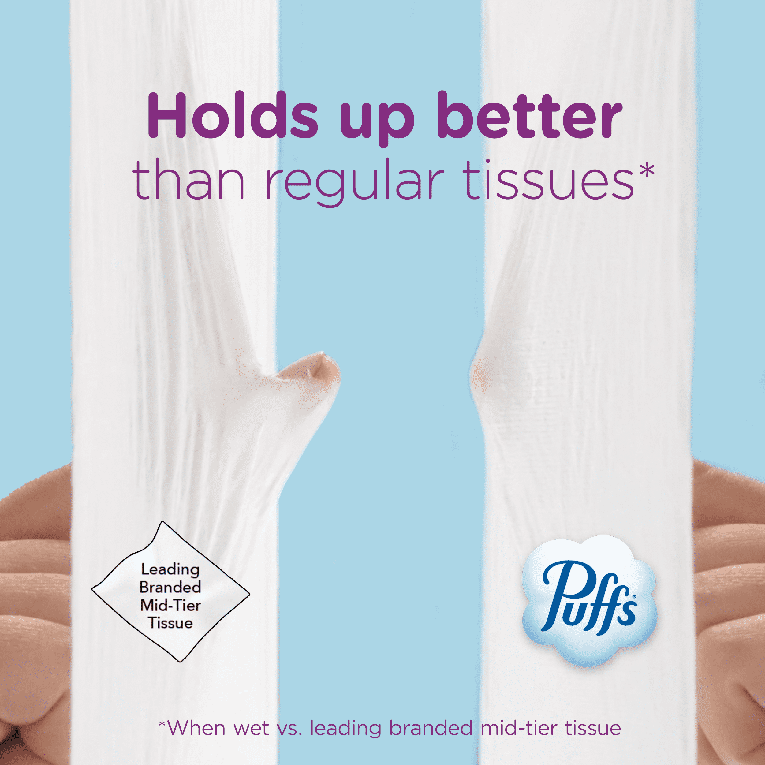 Puffs Ultra Soft Facial Tissues - Back-to-School Exclusive, 4 Rectangle Boxes, 124 Facial Tissues Per Box