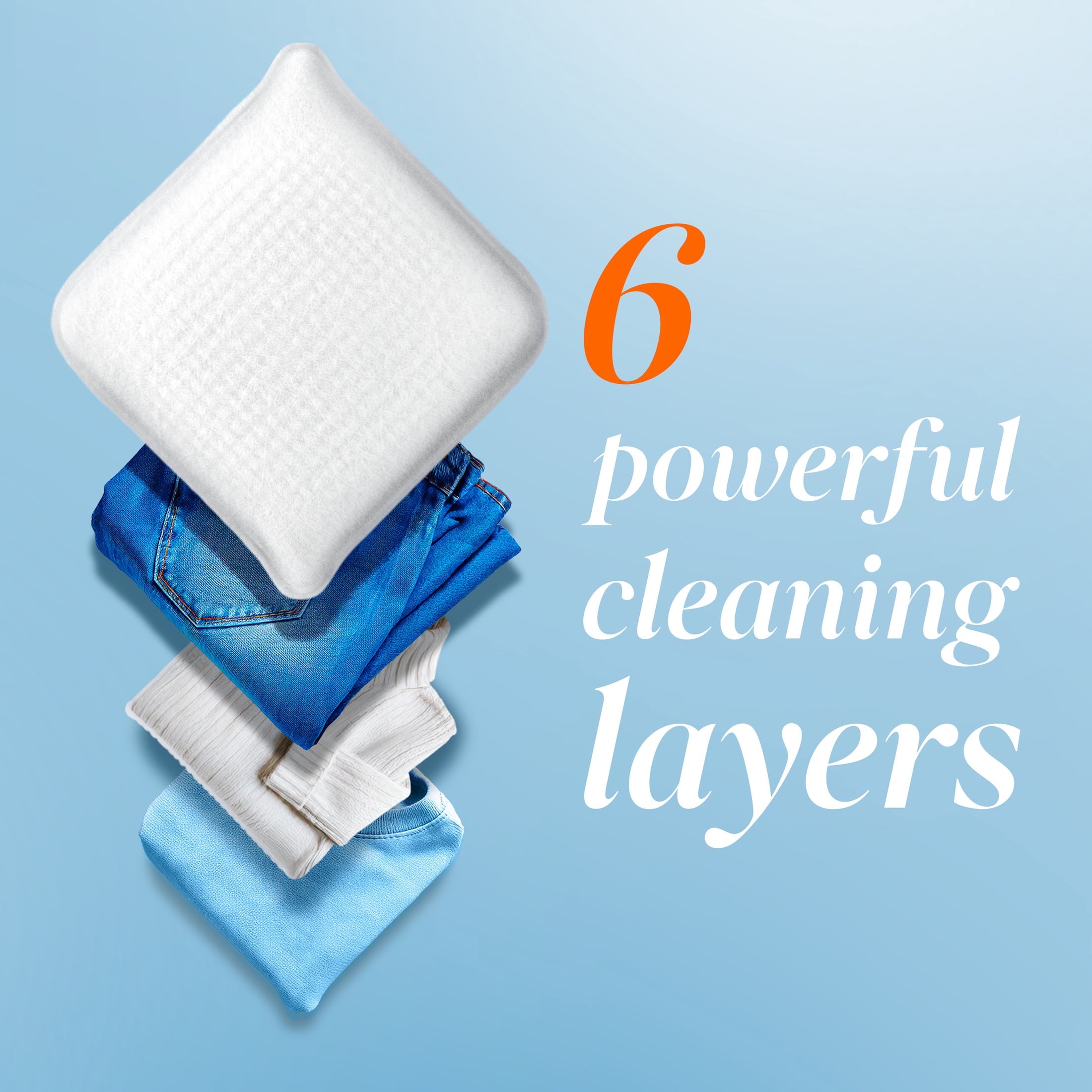 Tide evo Laundry Detergent Tiles - Free & Gentle, Hypoallergenic, Unscented, 40 Count