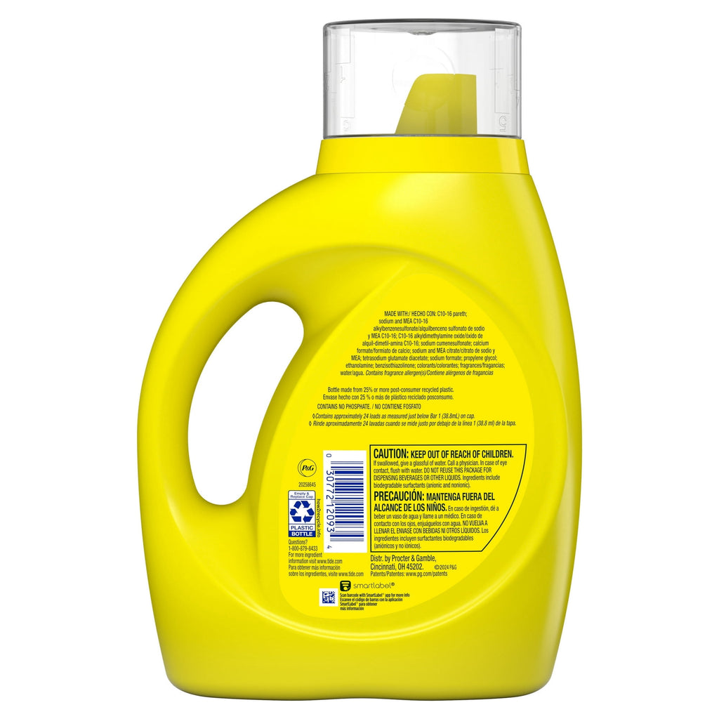 Tide Simply All in One Liquid Laundry Detergent - Refreshing Breeze Scent, 32 fl oz, 24 Loads