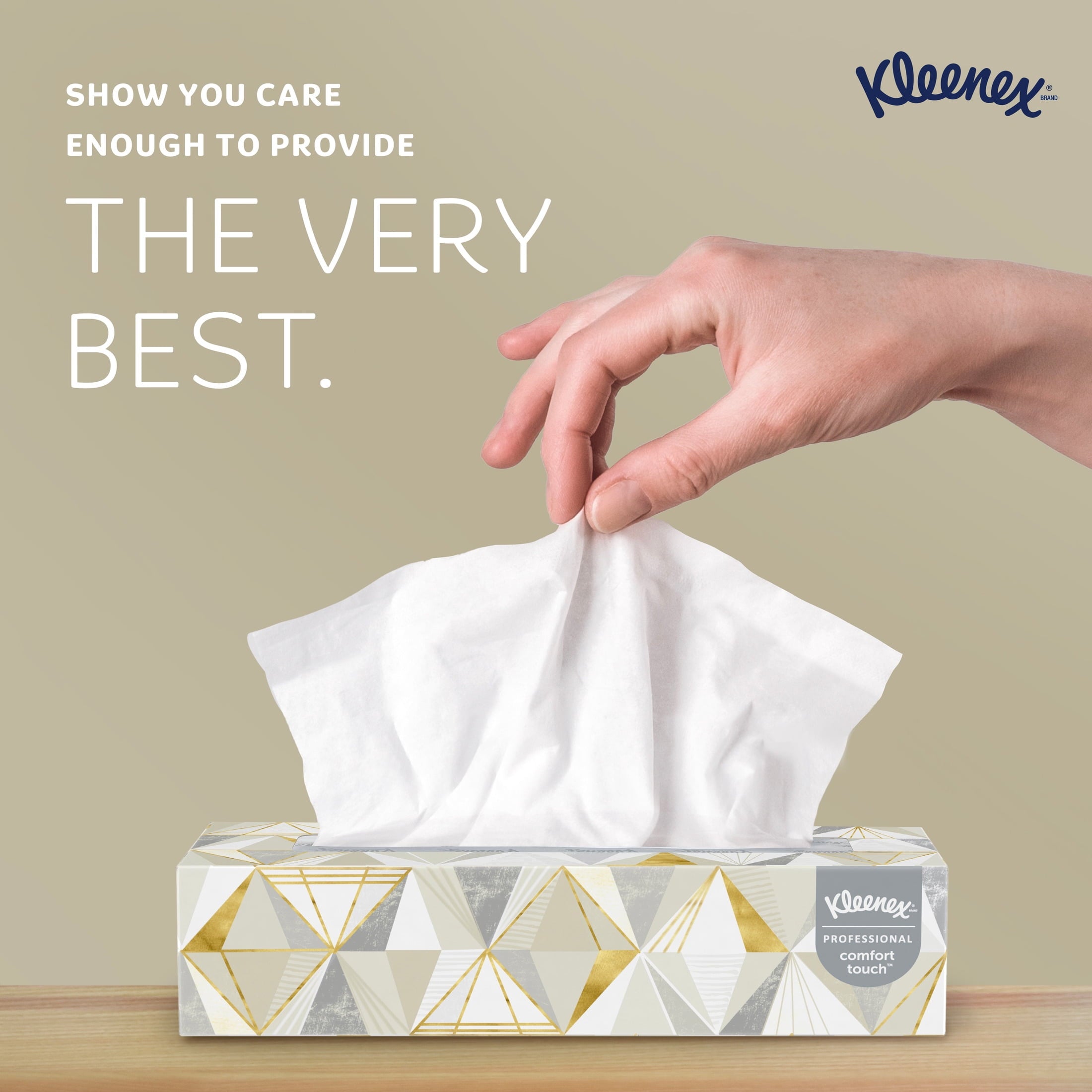 Kleenex® Professional Facial Tissue - Bulk (03076), 2-Ply, White, Flat Boxes Designed for Business, Convenience Case (12 Boxes, 125 Tissues Each)