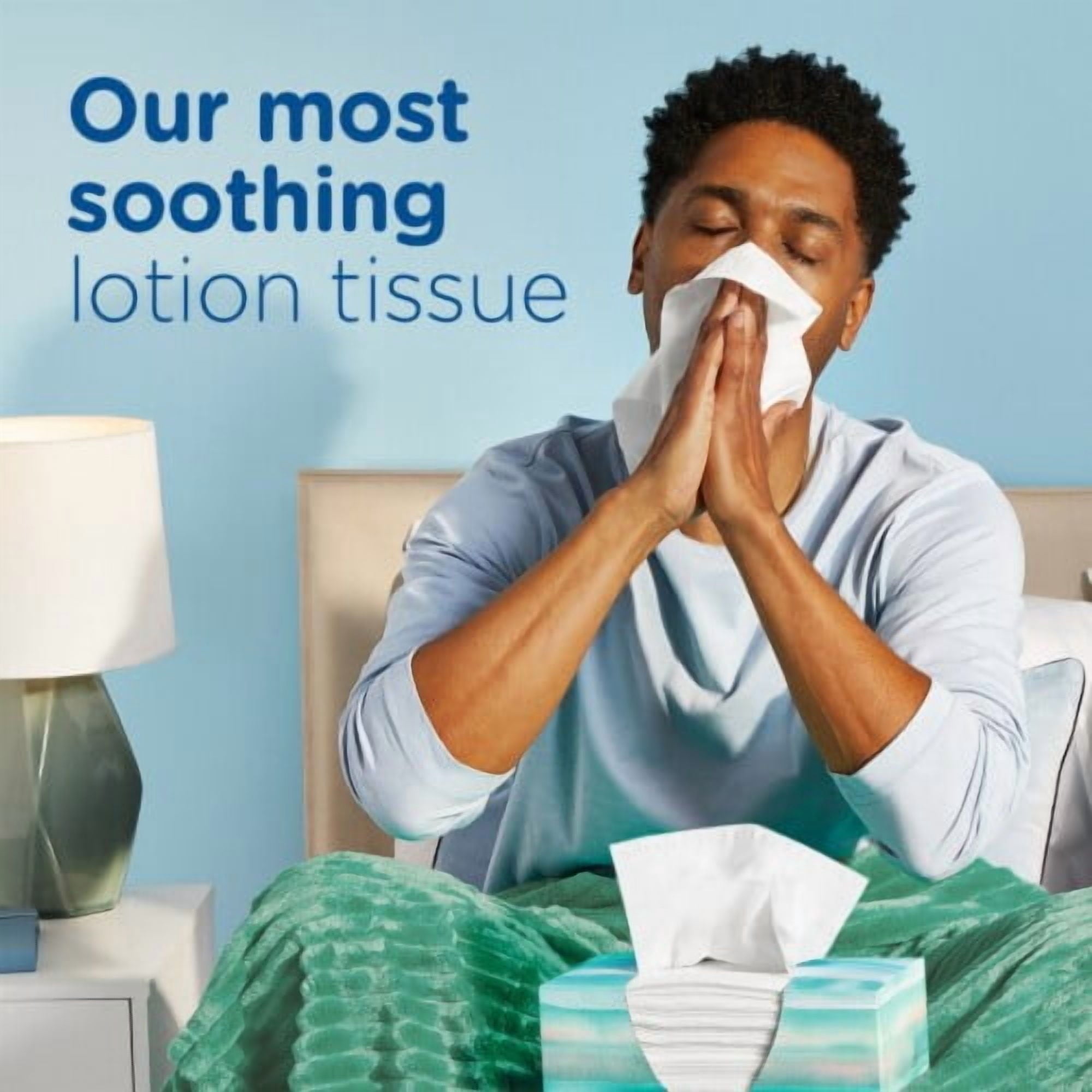 Puffs Plus Lotion Family Facial Tissues 6 pk / 124 Count - Pack of 2