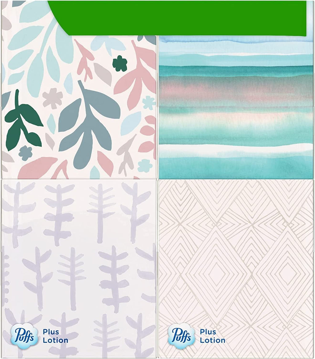 Puffs Plus Lotion Facial Tissues (Pack of 2)