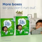 Plus Lotion 2-Ply Facial Tissue Cube Box (56-Sheets Per Box - 4 CNT)