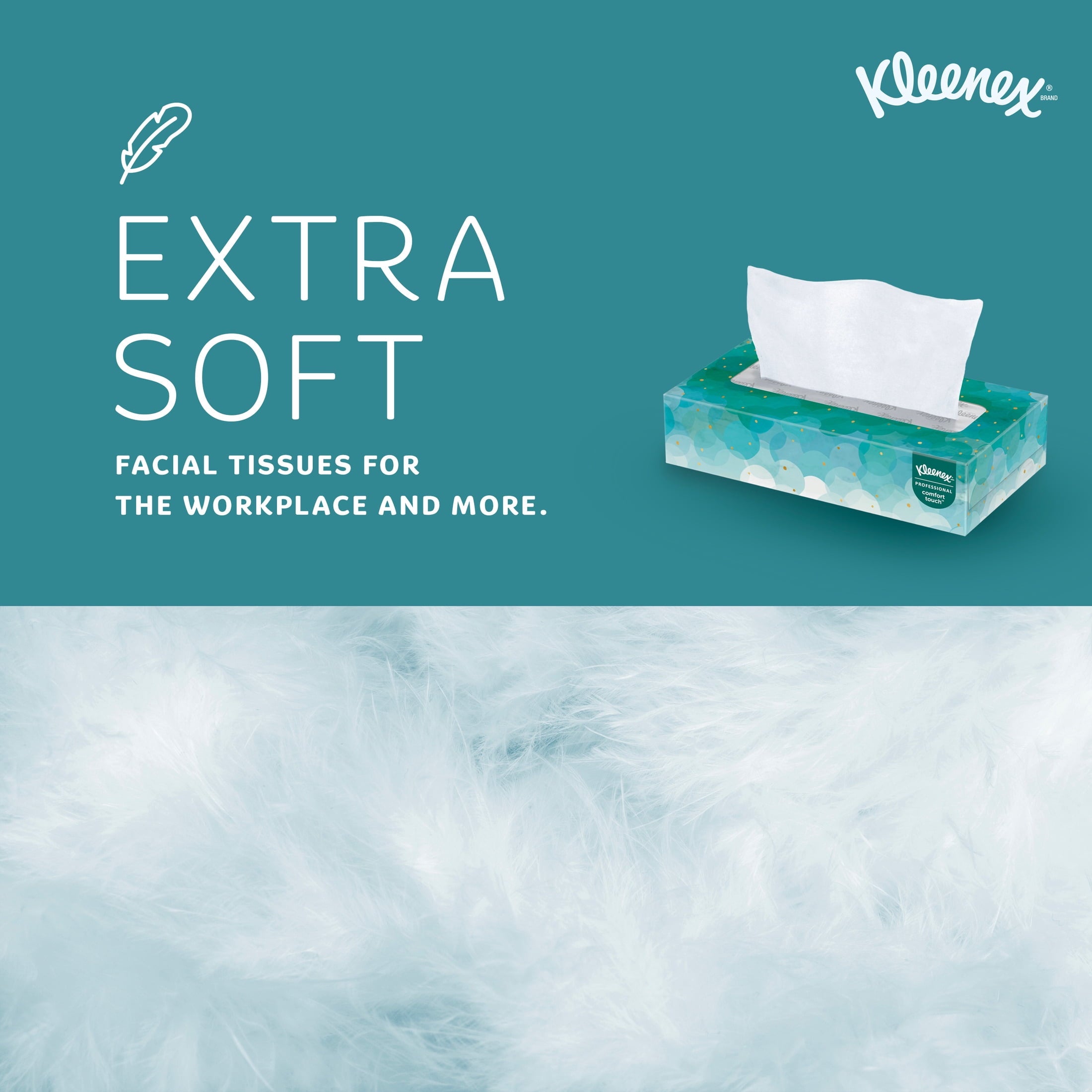 Kleenex Professional Facial Tissue - Bulk (21400), 2-Ply, White, Flat Boxed Format, Designed for Business (100 Tissues/Box, 36 Boxes, 3, 600 Sheets/Case)