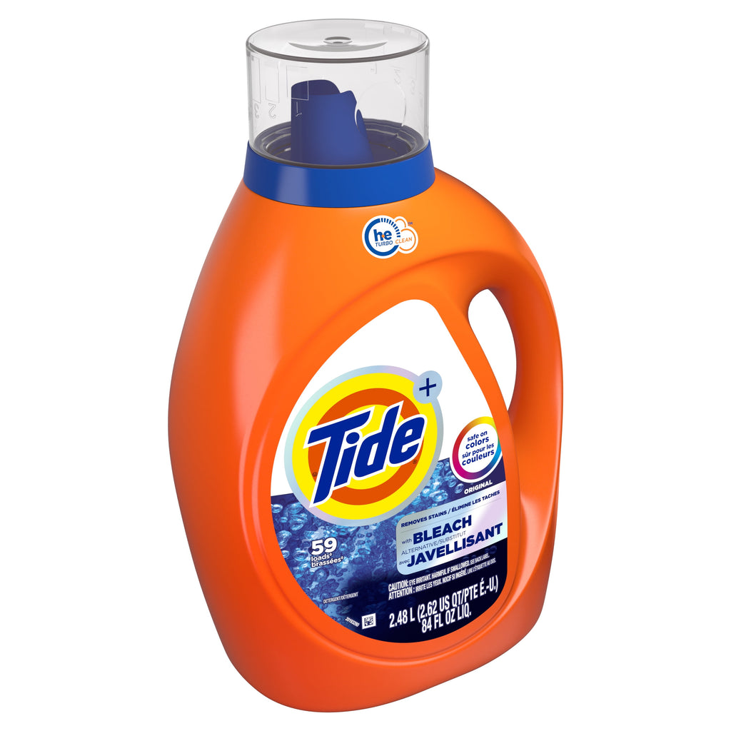 Tide Bleach Alternative Liquid Laundry Detergent - Original Scent, 84 fl oz, 59 Loads