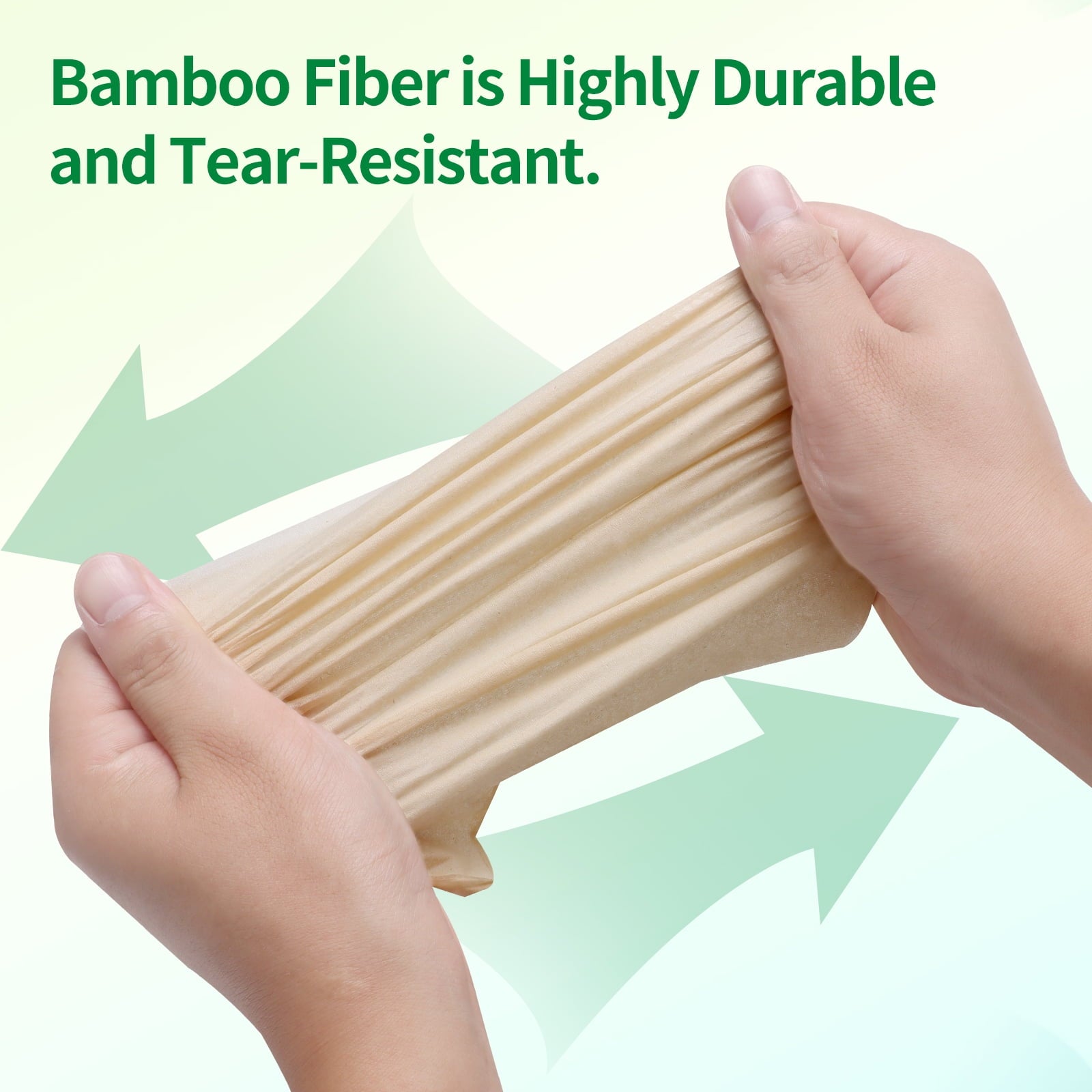 QingYa Premium Bamboo Facial Tissues - 12 Square Boxes, 135 Tissues per Box, Ultra Soft and Unbleached
