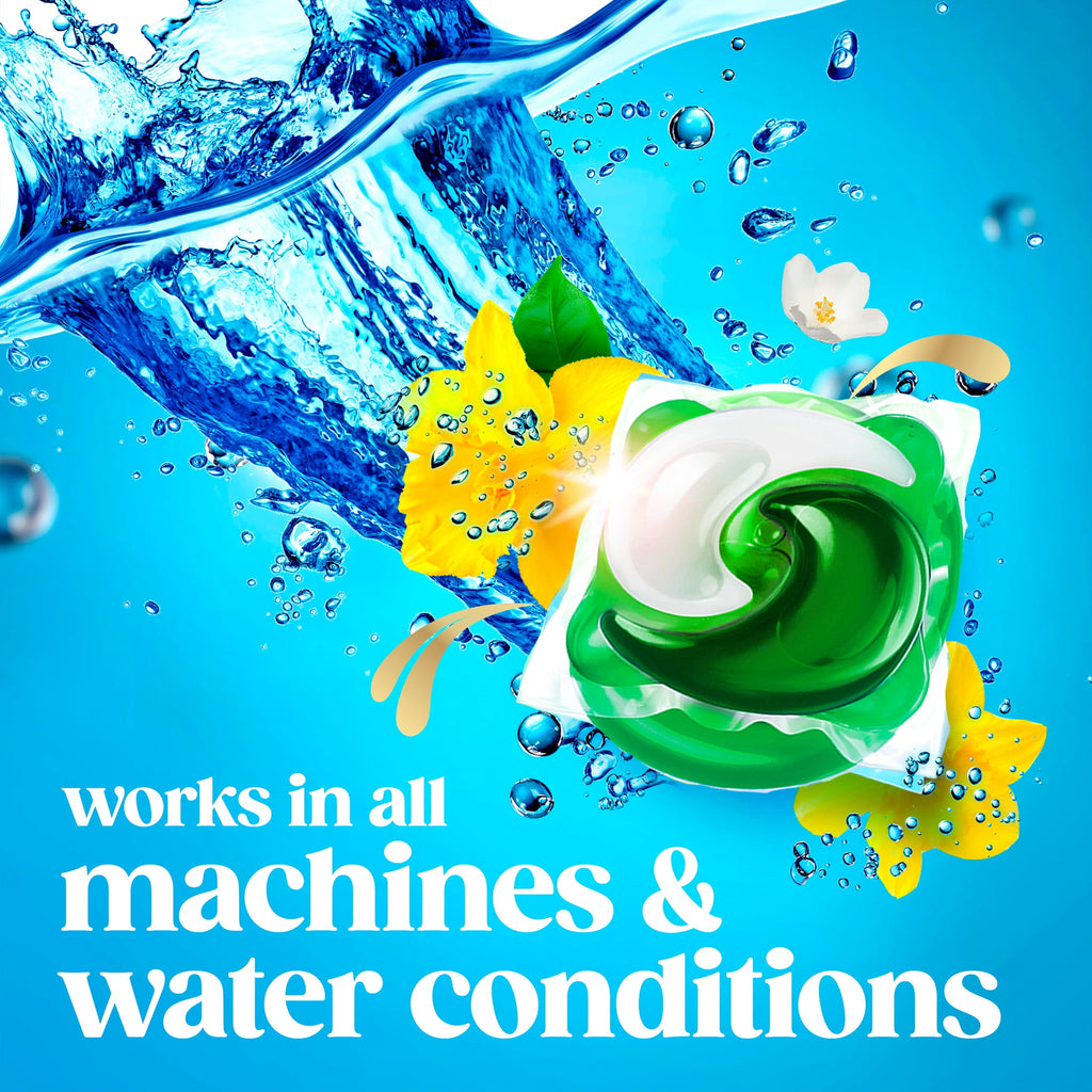 Gain Plus Flings Laundry Detergent Liquid Washing Pacs - Gain's Best All-In-One Clean, Original Scent, 45 Count