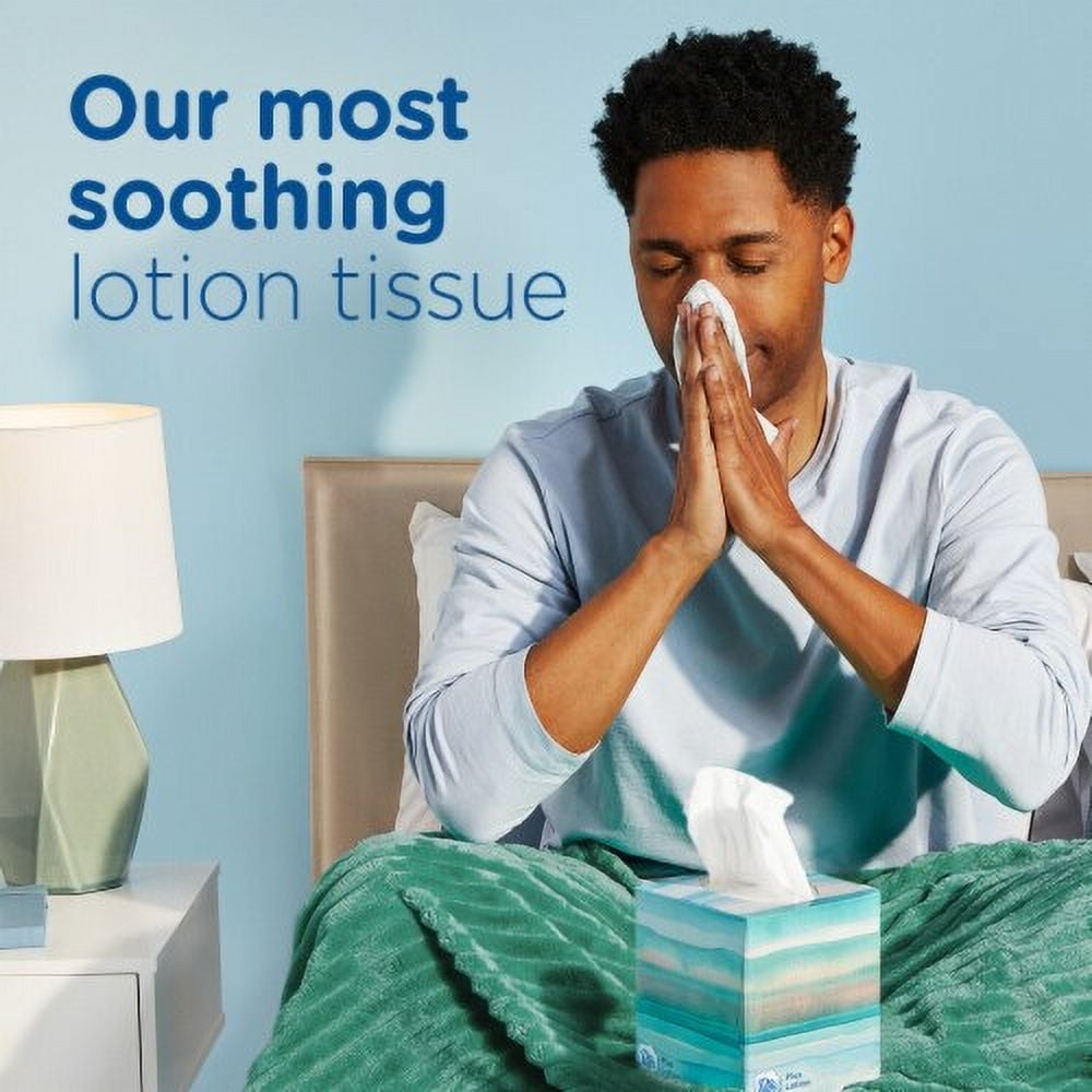 Puffs Plus Lotion Mega Cube Facial Tissue 1 pk / 72 Count