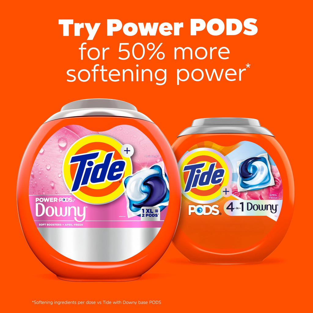 Tide PODS Laundry Detergent Pacs with a Touch of Downy Freshness - 3X Cleaning Power, 77 Count