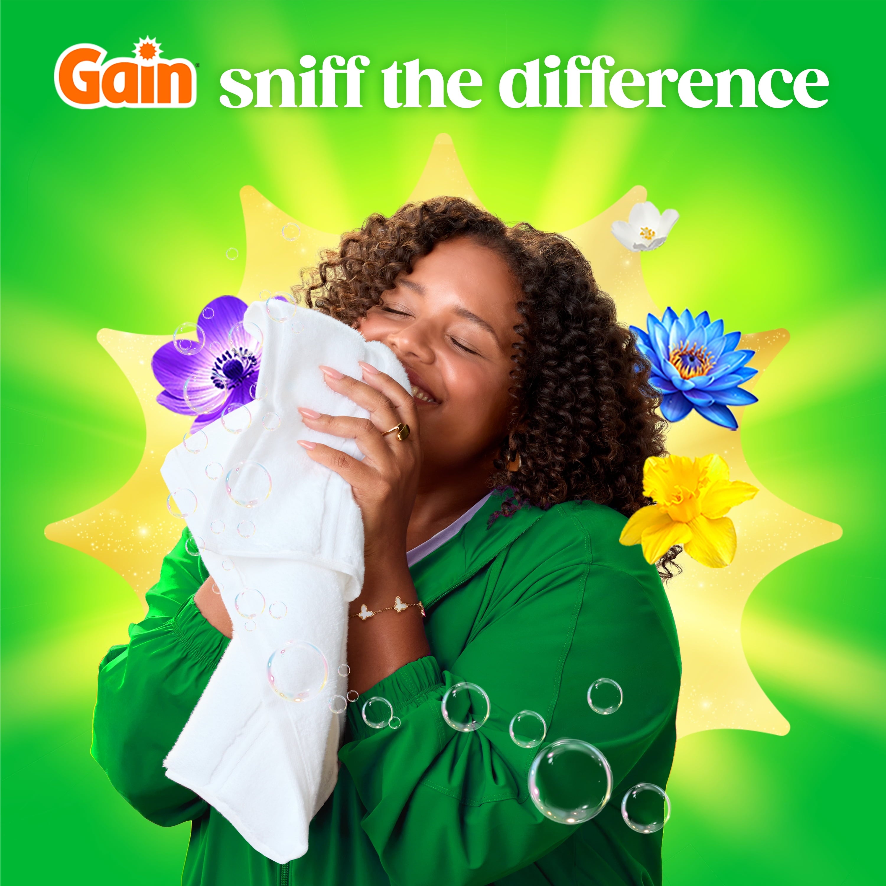 Gain Flings Liquid Washing Detergent pacs - Now with Odor Defense + Color Guard, Waterfall Delight Scent, 42 Count, 4-In-1 liquid laundry detergent pacs, clean & fresh