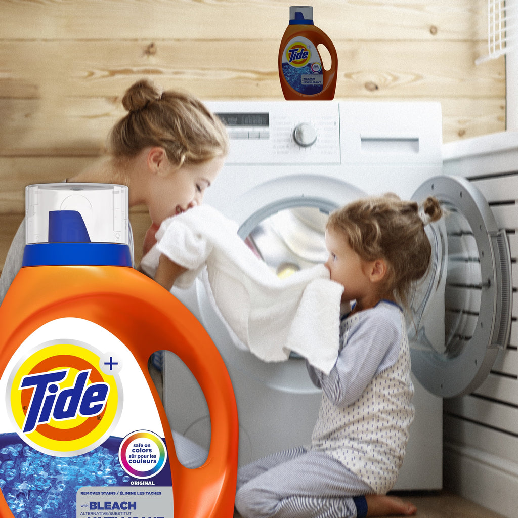 Tide Bleach Alternative Liquid Laundry Detergent - Original Scent, 84 fl oz, 59 Loads