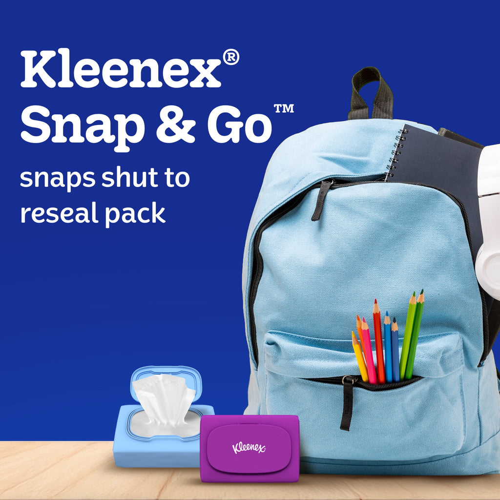 Kleenex Snap & Go Ultra Soft 3-Ply On-The-Go Facial Tissues - 1 Pack