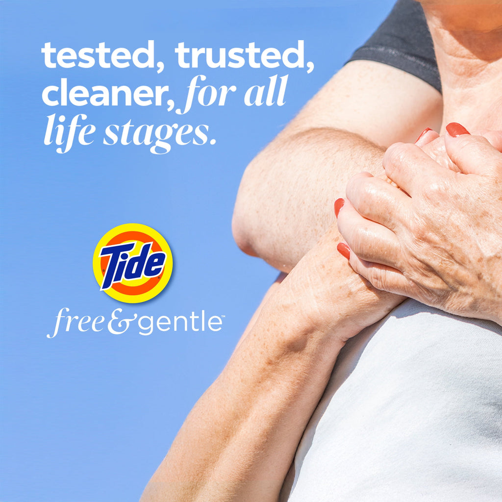 Tide PODS Laundry Detergent Soap Pacs - Free and Gentle, Hypoallergenic, Unscented, 14 Count