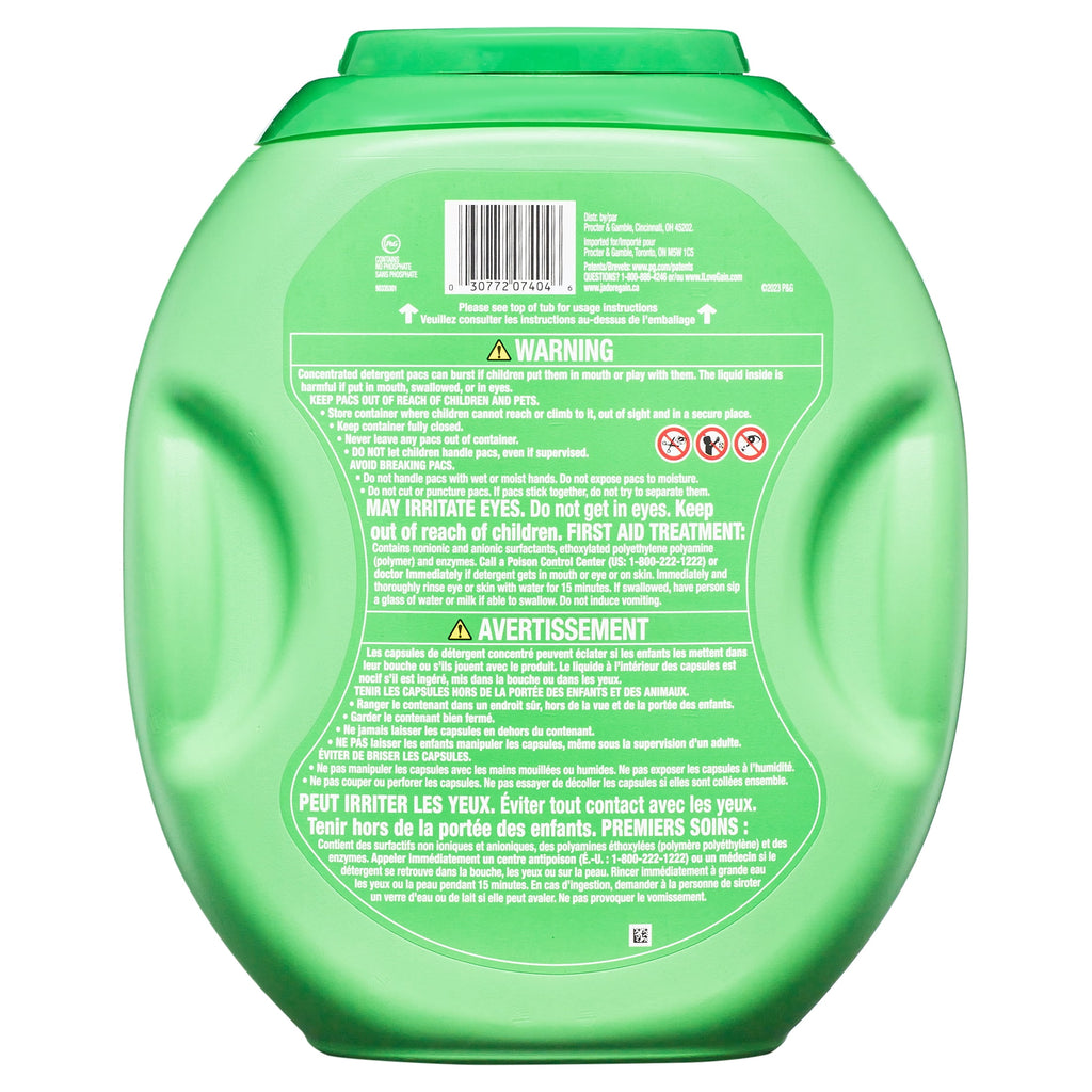 Gain Flings Ultra Oxi Laundry Detergent Pacs - Waterfall Delight Scent, 112 Count