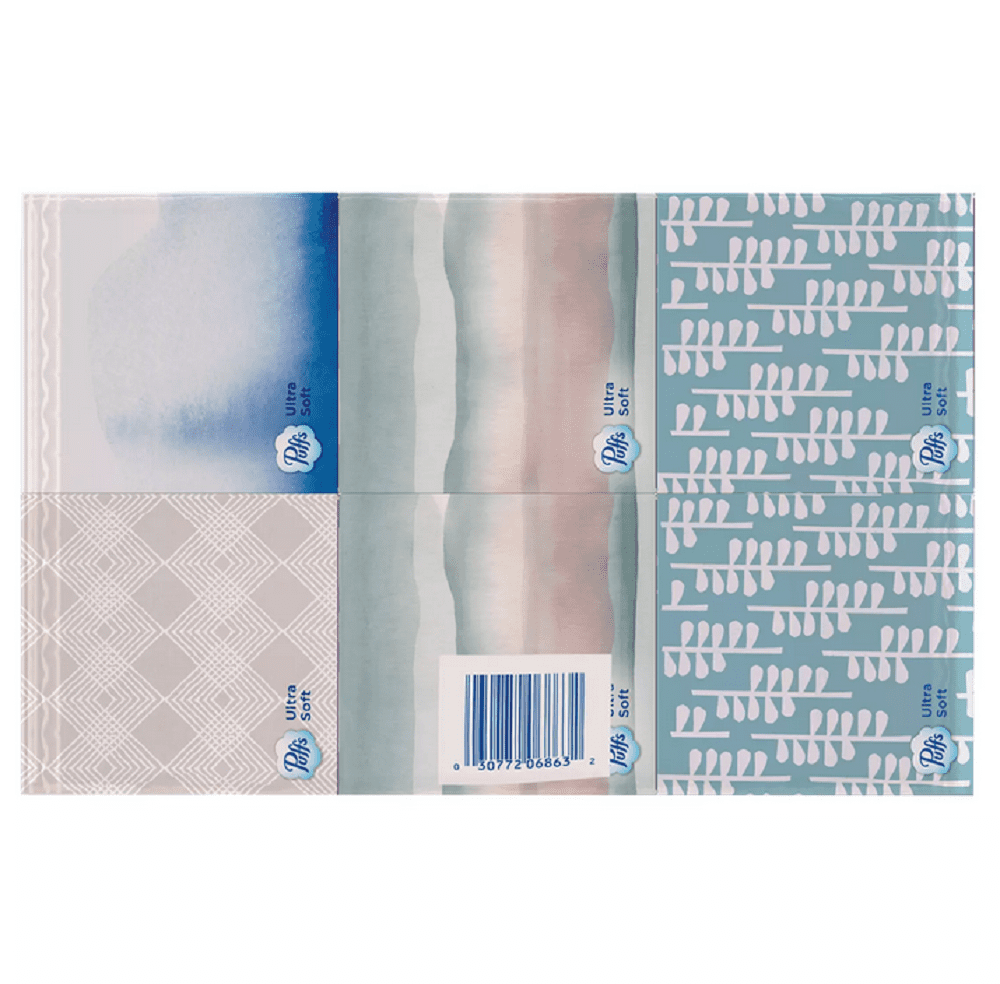 Puffs Ultra Soft Facial Tissues (72 tissues/cube - 12 mega cubes)