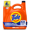 Tide Laundry Detergent Liquid with 6X Boosted Cleaning Power - Original Scent, 125 fl oz, 100 Loads - 2-Pack