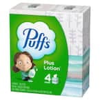 Plus Lotion 2-Ply Facial Tissue Cube Box (56-Sheets Per Box - 4 CNT)