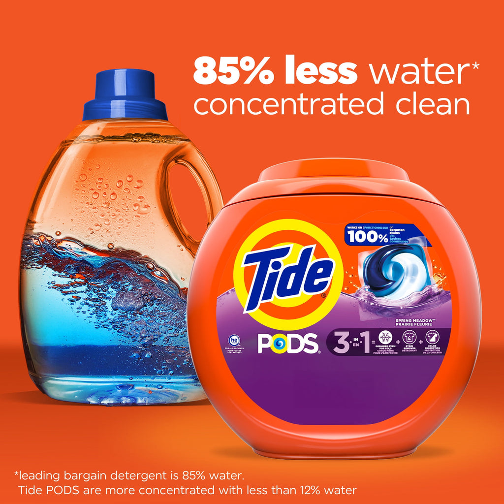 Tide PODS Laundry Detergent Soap Pacs - Spring Meadow Scent, 42 Count