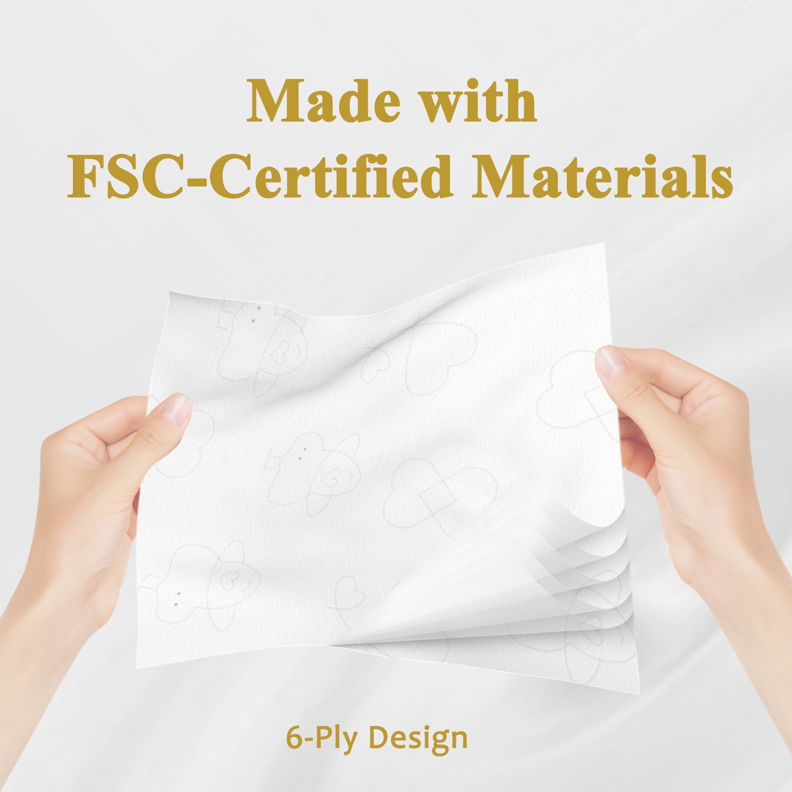 QingYa Facial Tissue with Lotion - 20 Tissue Packs, 6-Ply, 20 Sheets per Pack (400 Total Tissues), Ultra Soft