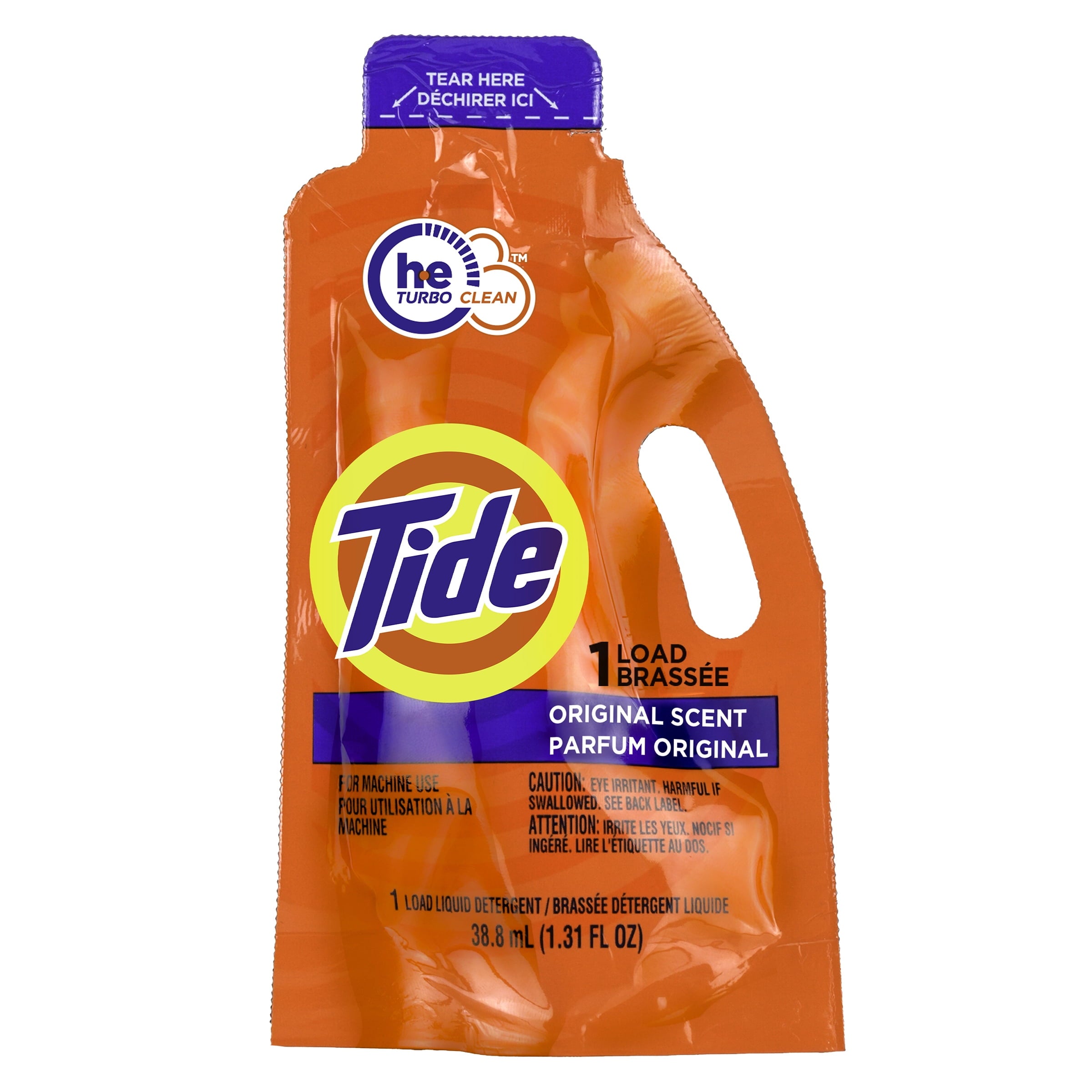 Tide Ultra Concentrated Laundry Detergent and Washing Soap - Travel Size, 1.31 fl oz - 2-Pack